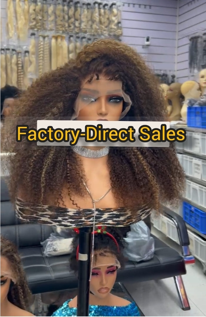 13x4 HD Lace Frontal Wig with Baby Hair – 280% Density Virgin Human Hair