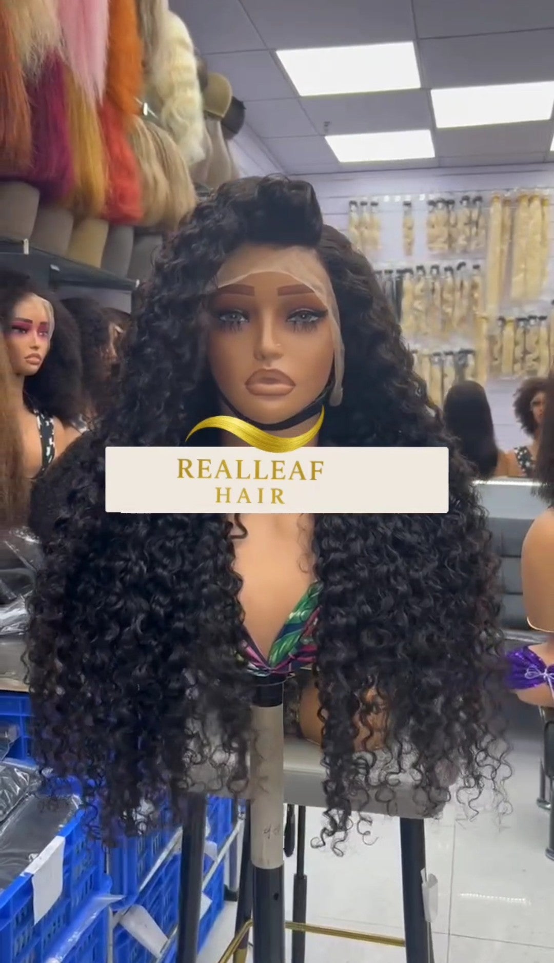Glueless 13x4 Transparent Lace Wig with Full Curls and Volume
